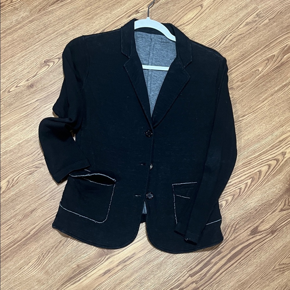 Black Blazer with Pockets very soft material